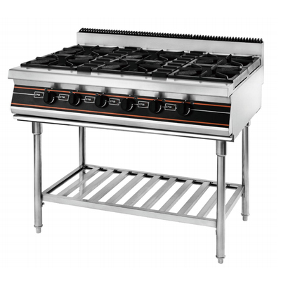 80BD-6(6头煲仔炉连下架)6 Burner with shelf